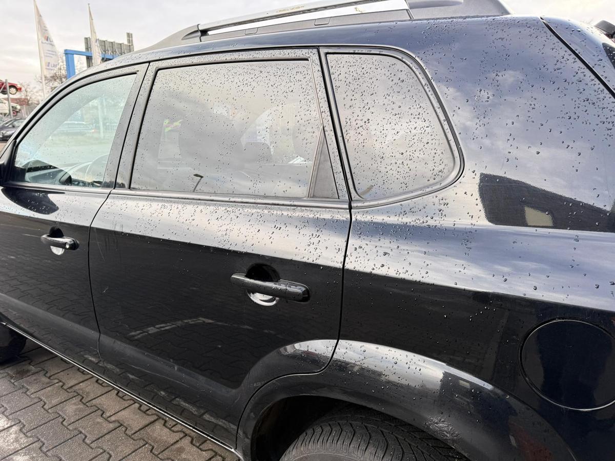 Hyundai Tucson JM original T&uuml;r hinten links EB Ebony Black Rohbau BJ06